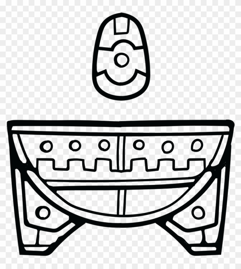 Molcajete A Stone Tool, The Traditional Mexican Version Clipart