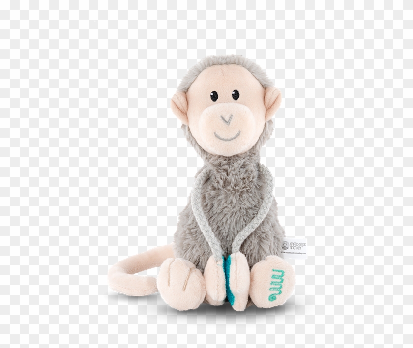 Plush Monkey With Velcro Arms - Matchstick Monkey Clipart