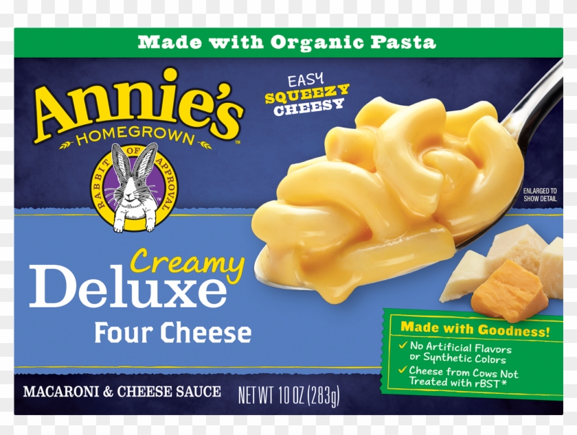 Annie's Four Cheese Creamy Deluxe Macaroni And Cheese, - Annies Mac And Cheese Clipart #3521833