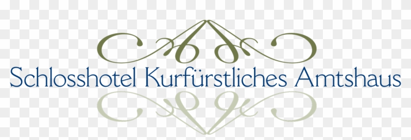 Schlosshotel Kurfürstliches Amtshaus - Calligraphy Clipart #3521970