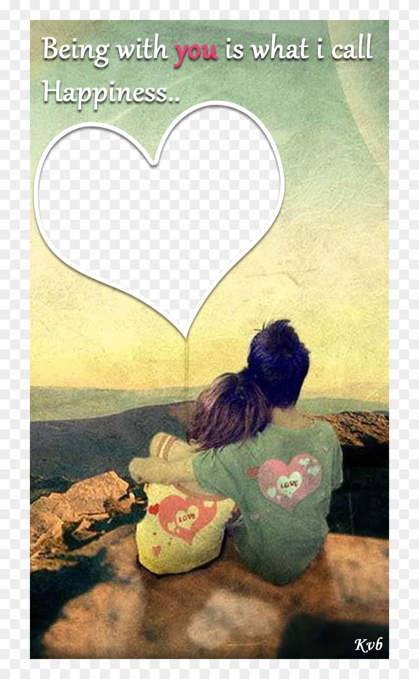 Heart And Love, Photo Frame Tags - Love Couple Clipart #3522069