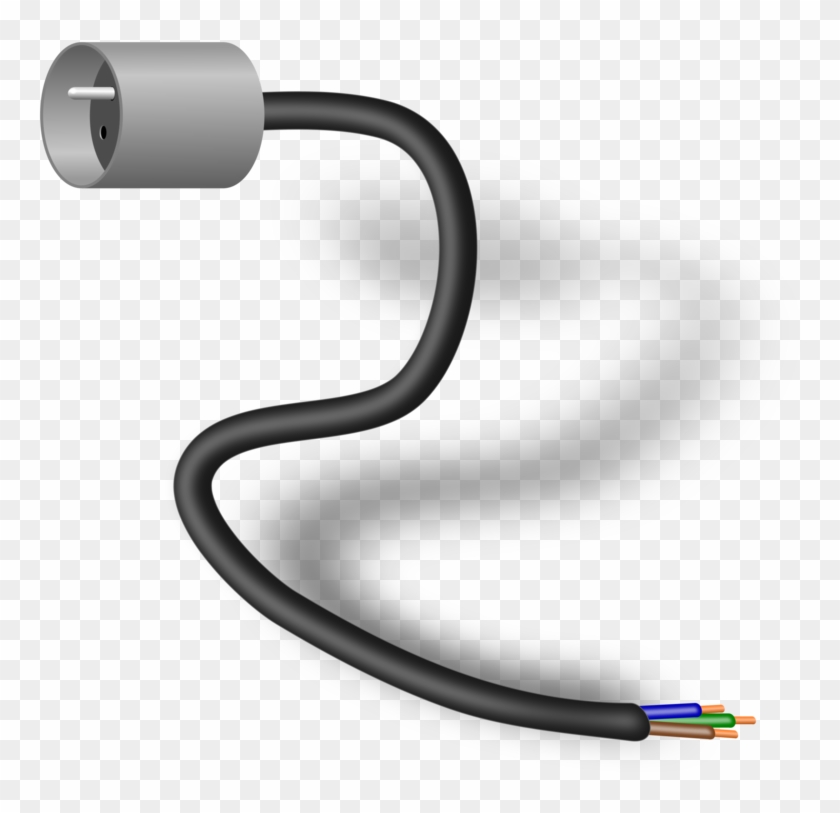 Electrical Connector Electrical Cable Electrical Wires - Tv Cable Clip Art - Png Download #3522169