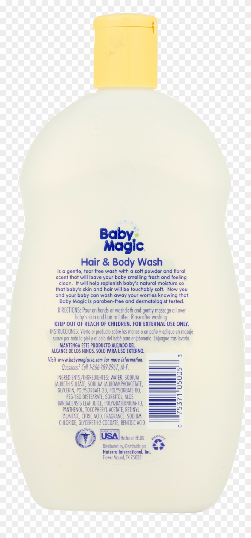 Baby Magic Hair And Body Wash, Soft Powder Scent, - Baby Magic Clipart