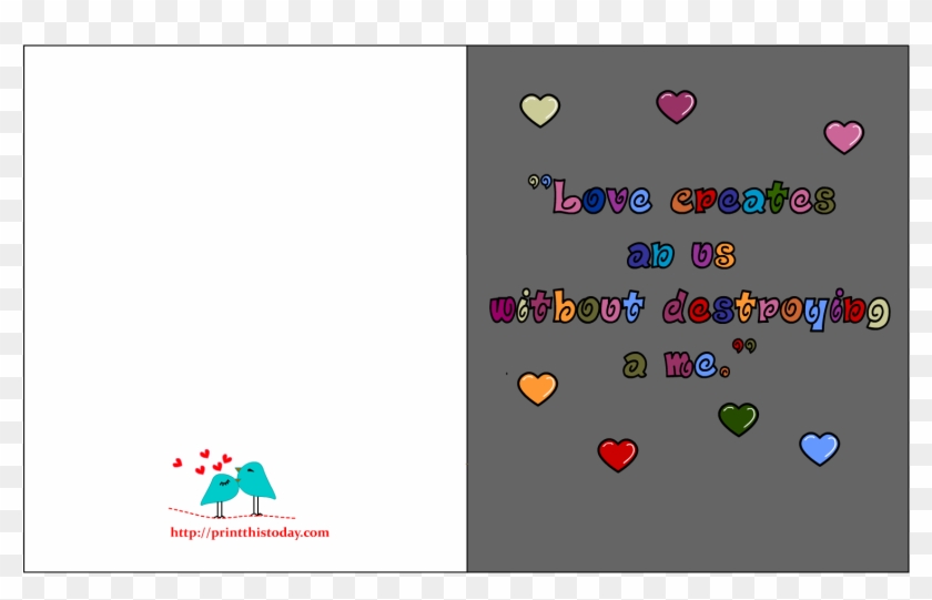 Cute Card With Meaningful Quote - Graphic Design Clipart #3522333