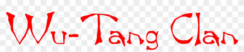 Wu-tang Clan - Wu Tang Clan Tipografia Clipart #3522371