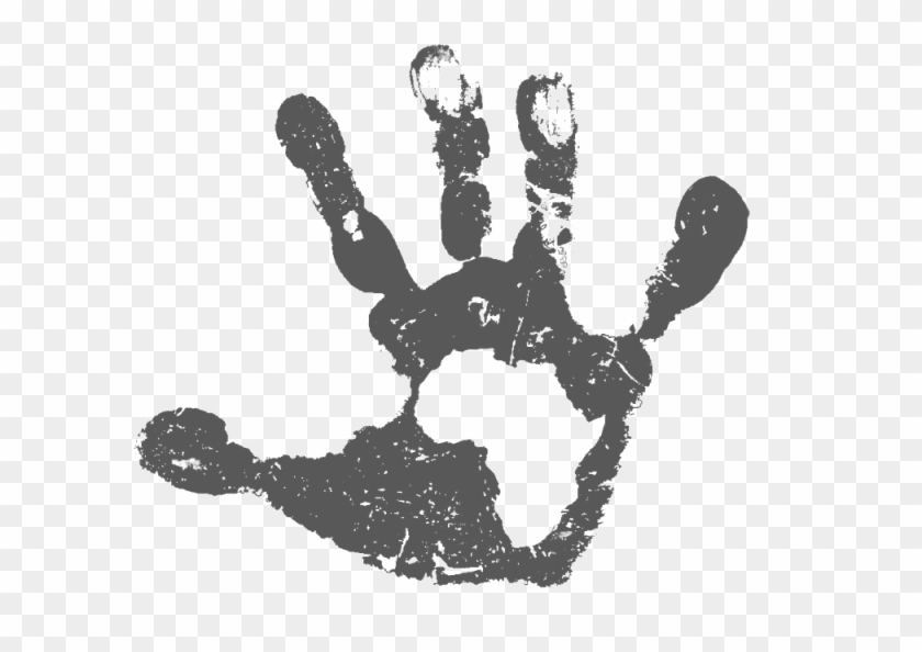 White Handprint Png Clipart