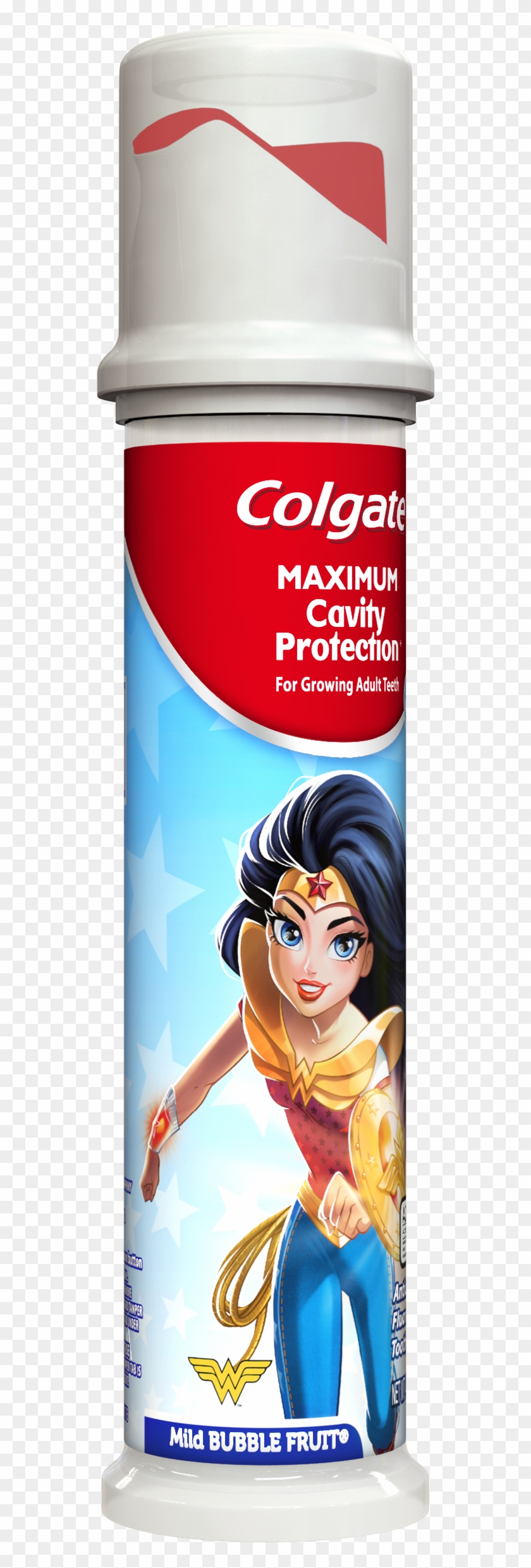 Colgate Maximum Cavity Protection Kids Toothpaste Pump, - Water Bottle Clipart #3523361
