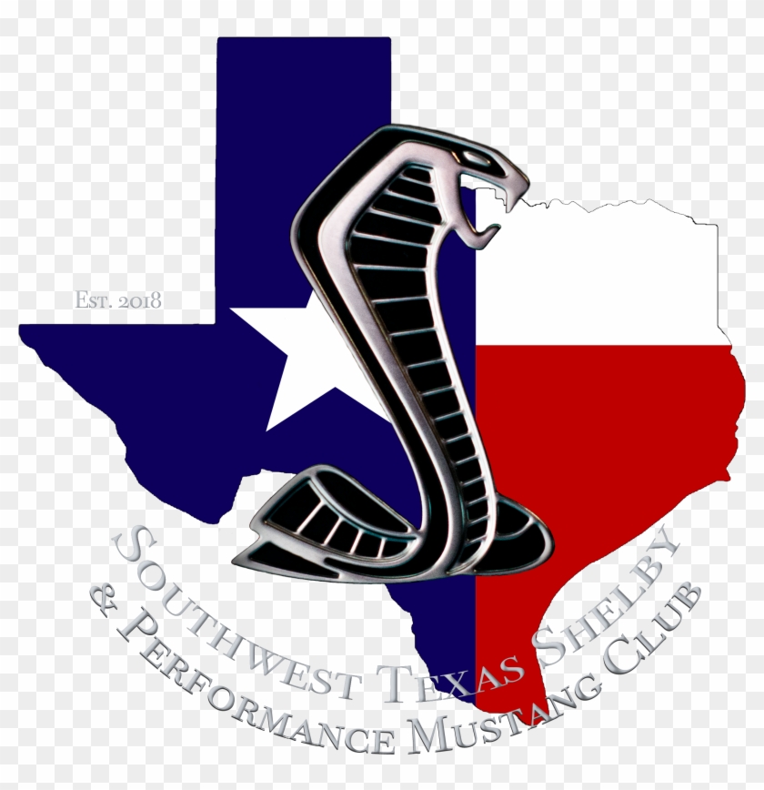 The Southwest Texas Shelby And Performance Mustang - Texas State Drawing Small Clipart #3523632