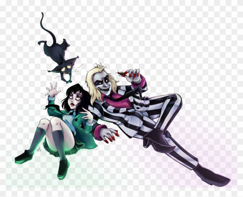 Ouroboros Drawing Beetlejuice Sandworm - Beetlejuice And Lydia Fan Art Clipart