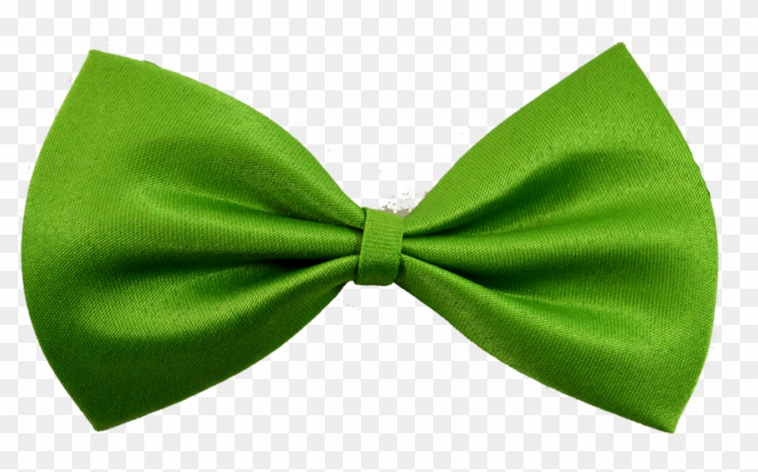 Lime Green Dog Bow Tie - Green Bow Tie Png Clipart #3524074