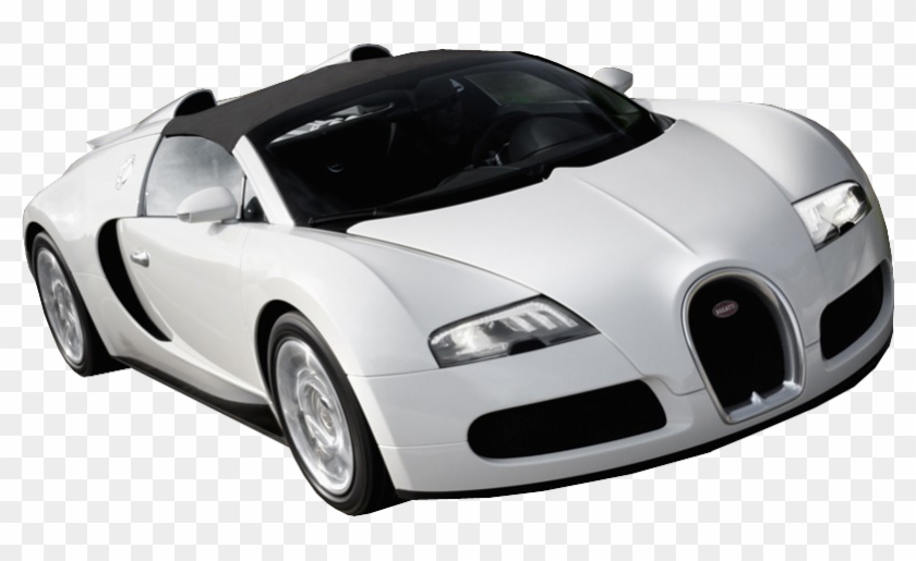 White Bugatti Veyron - Bugatti Veyron No Background Clipart #3524116