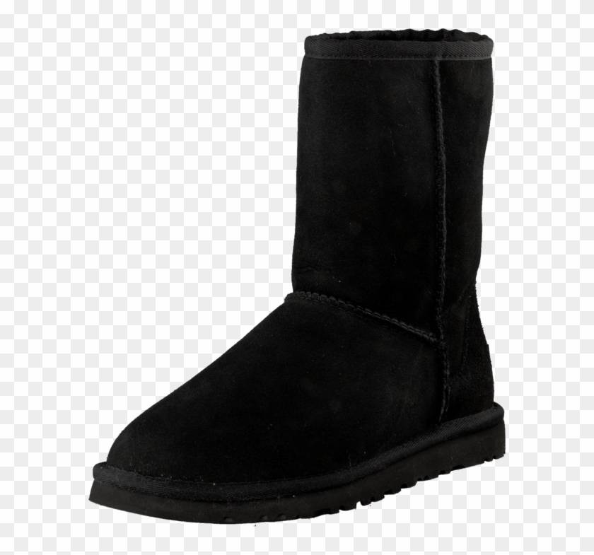 K&246p Ugg Australia Classic Short Black Svarta Skor - Work Boots Clipart