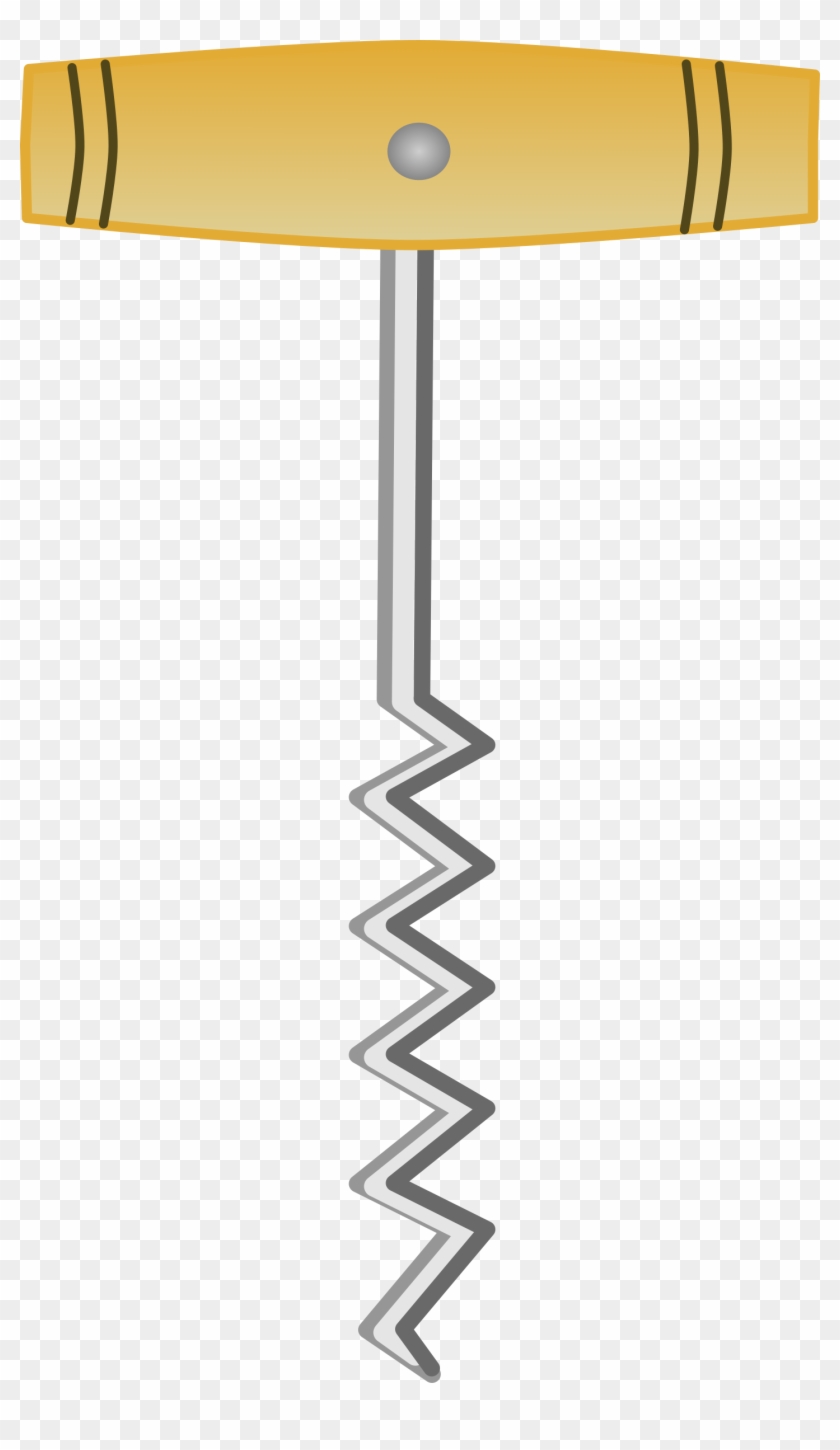 Corkscrew Open Bottle Tool Kitchen Tool Spiral - Wine Corkscrew Animated Clipart