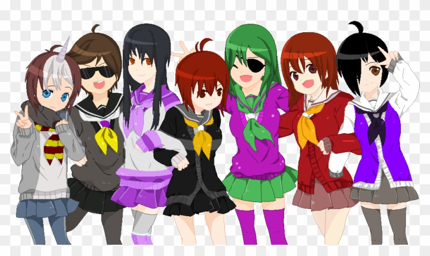 Anime Skydoesmincraft And - Anime Aphmau And Friends Clipart