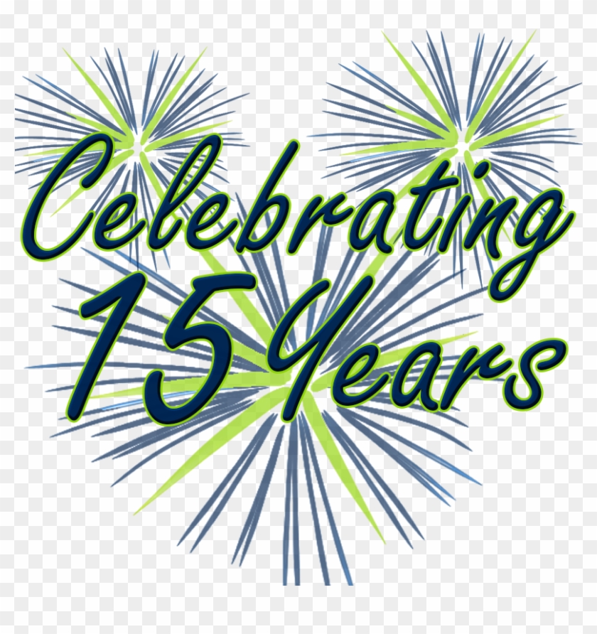 Happy Friday Spa Clipart , Png Download - 15 Year Anniversary Transparent Png #3524942