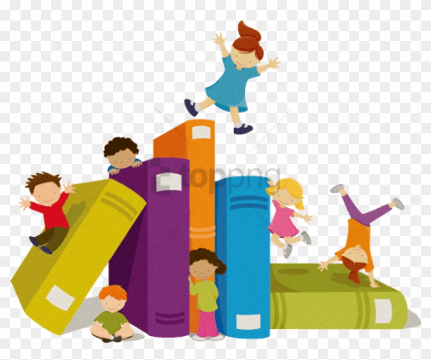 Free Png Children Reading Png Png Image With Transparent - Books Kids Png Clipart