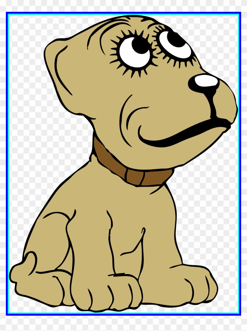 Dog Vector Black And White Library No Background - Cartoon Dog Clipart #3525616