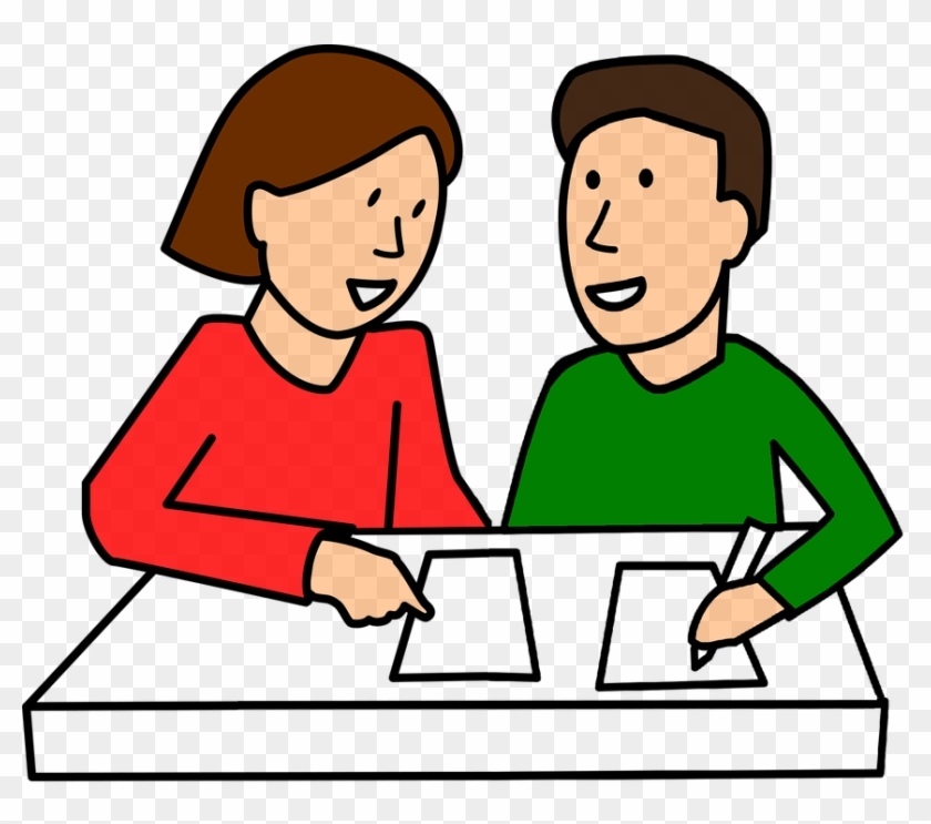 English Class For Parents - Work In Pair Clipart - Png Download