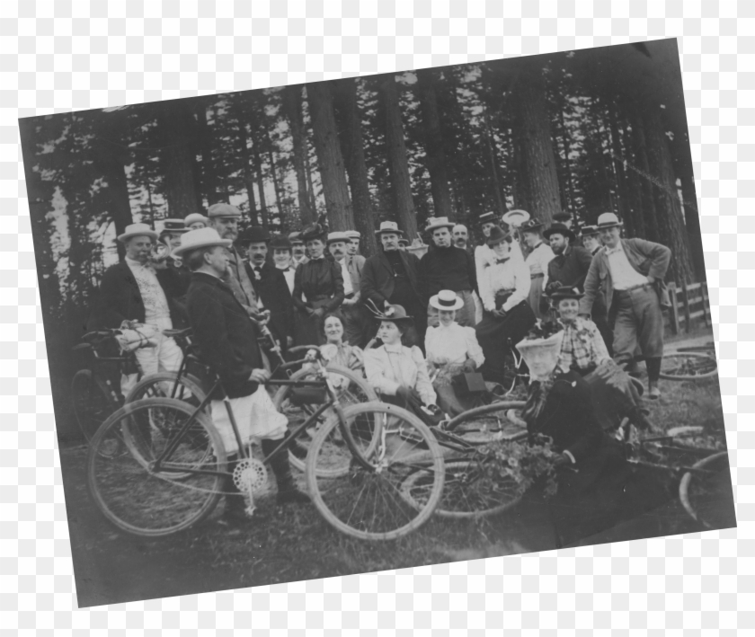 Henry Biking With Group - Photograph Clipart #3525948