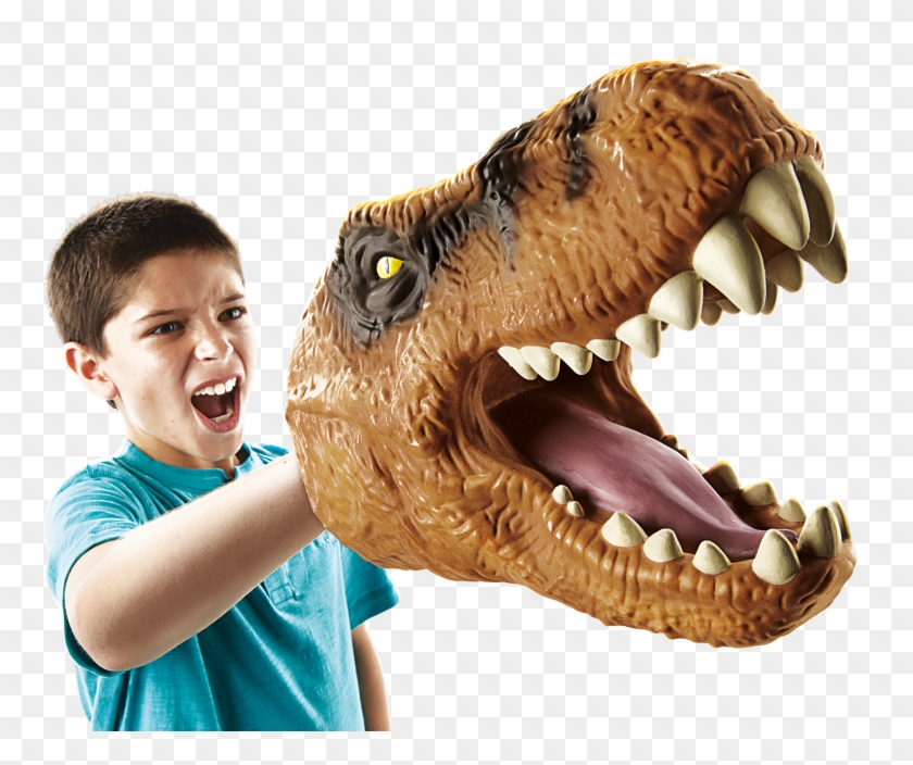 Jurassic World Chomping Dino Head Hand Puppets Tyrannosaurus Clipart #3526072