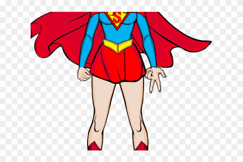 Super Girl Clipart Invisible Woman - Cartoon - Png Download #3526168