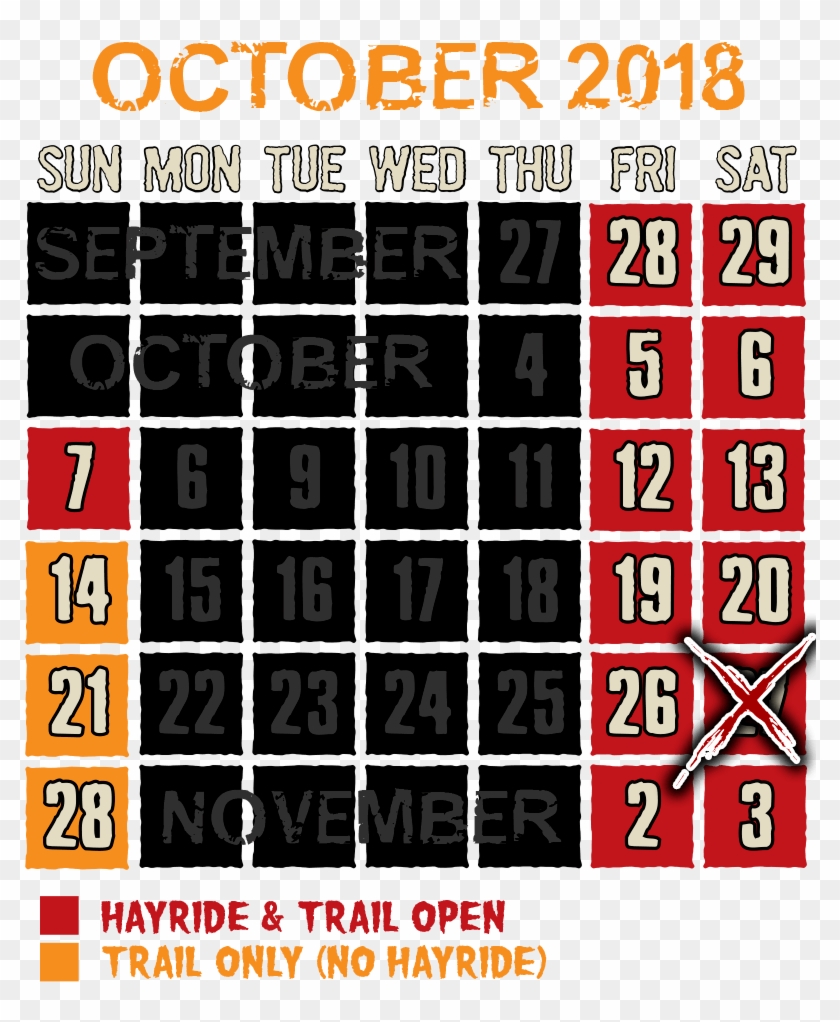 Calendar Schedule Of Dates And Times Of Operation - Poster Clipart #3526496