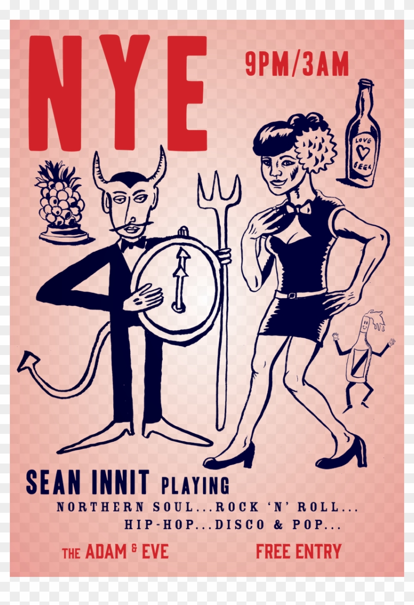 The Adam & Eve - Poster Clipart #3526780