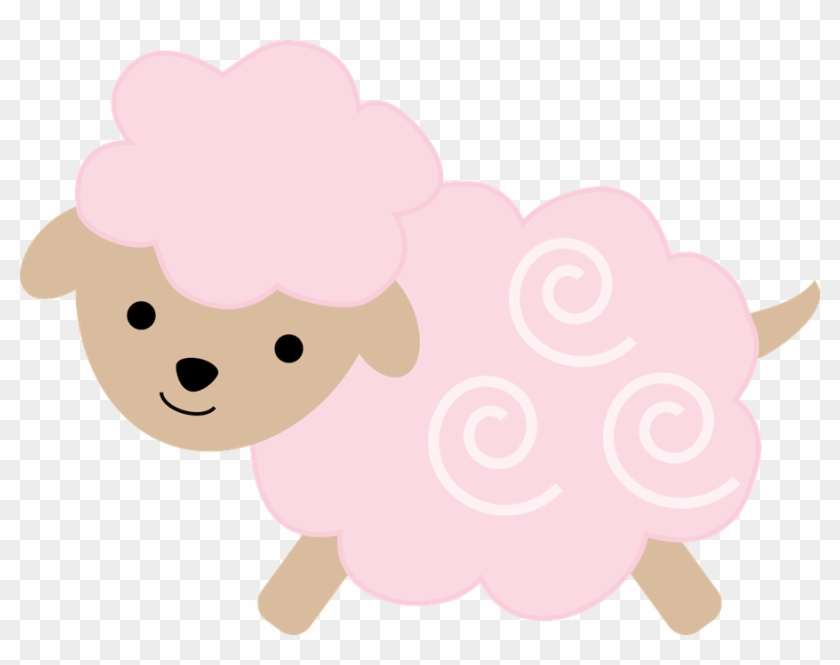 Pink Sheep, Baby Sheep, Cute Sheep, Cute Coloring Pages, - Cartoon Clipart