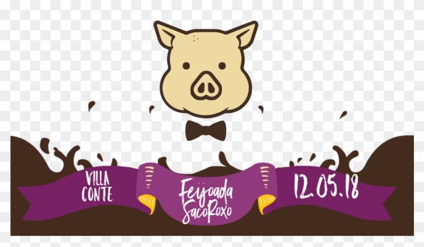 Feijoada Saco Roxo - Cartoon Clipart #3527820