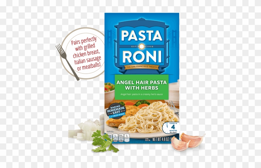 Angel Hair Pasta & Herbs - Pasta Roni Angel Hair Pasta With Herbs Clipart #3528145