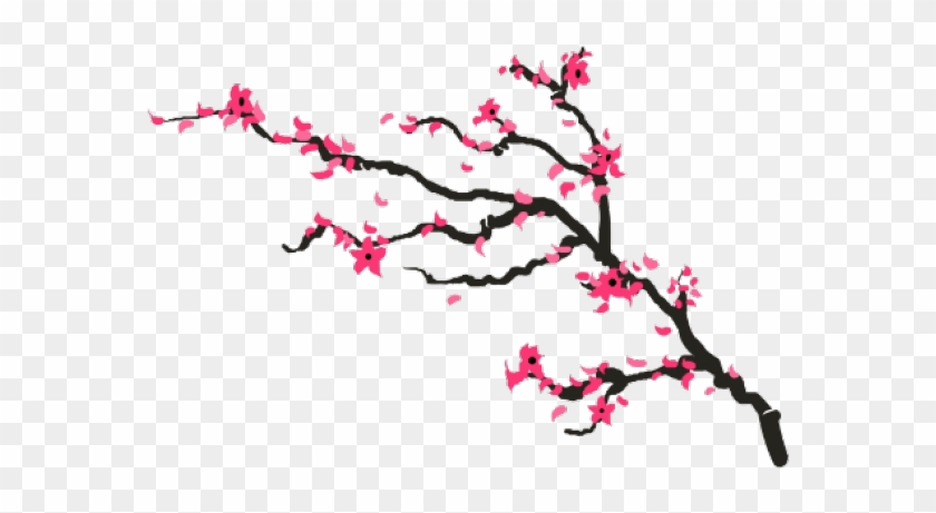 Cherry Blossom Drawing Png Clipart #3528195