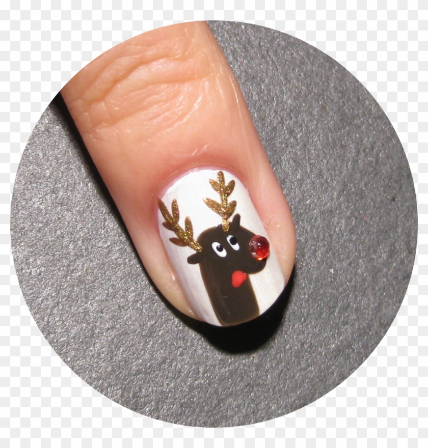 On The Rest Of My Nails I'm Wearing China Glaze Ingrid - Reindeer Clipart #3528261