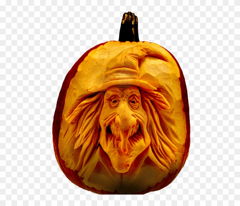 Witch Pumpkin Carving Clipart
