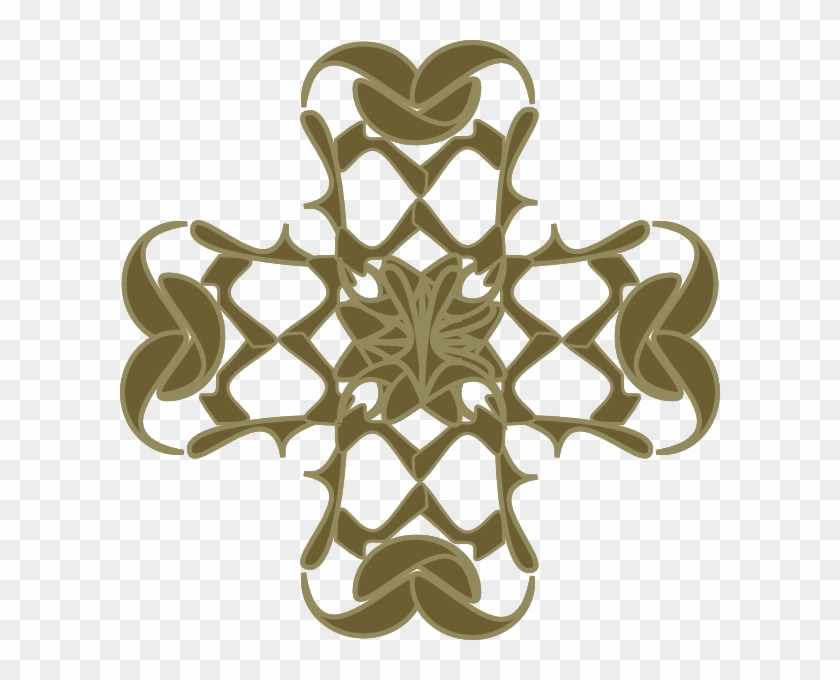 Brown Cross Svg Clip Arts 600 X 600 Px - Cross Clip Art - Png Download