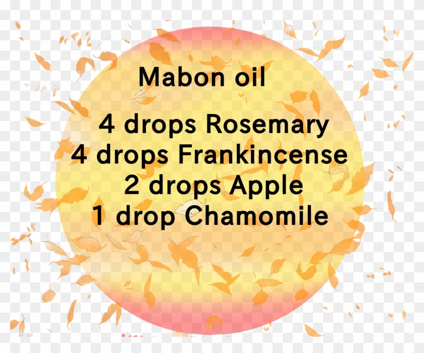 Mabon Oil Recipe I Found And Made An Image For - Illustration Clipart #3528598