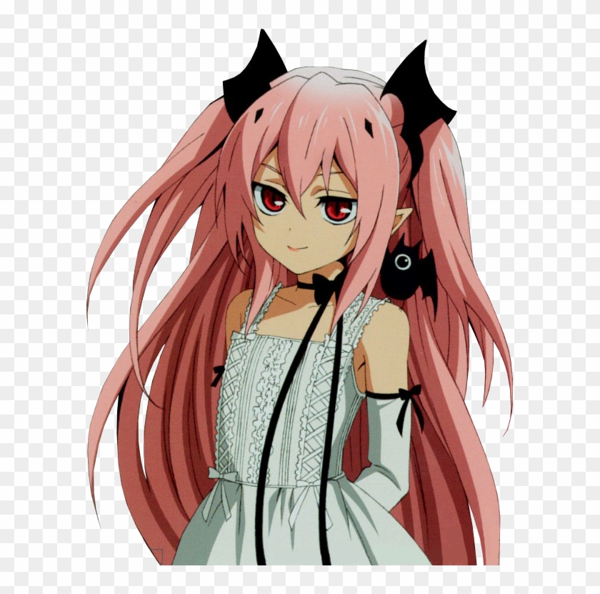 Anime Owarinoseraph Krul Tepes Vampire Pink Loli Soft - Owari No Seraph Krul Card Clipart