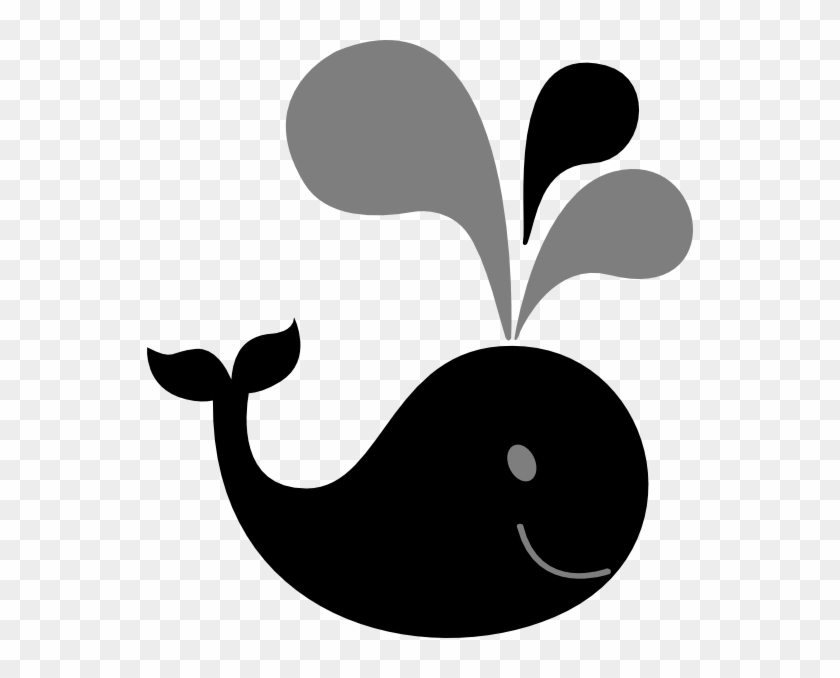 Whale Clipart Black - Png Download
