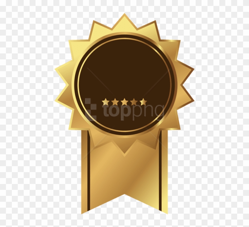 Free Png Download Seal Badge Brown Transparent Clipart - Portable Network Graphics #3528712