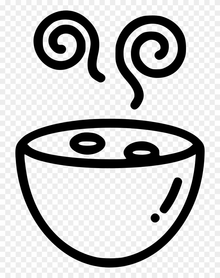 Soup Bowl Hot Meal Comments - Symbol Meal Png Clipart #3528753