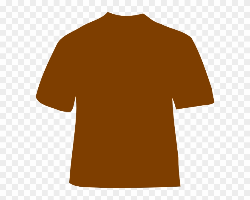 How To Set Use Brown Shirt Svg Vector - Black T Shirt Clipart #3528958