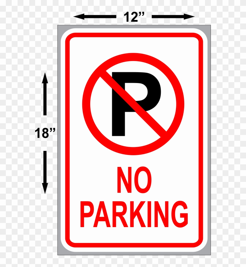 No Parking Sign - Parking Signs Clipart #3529031