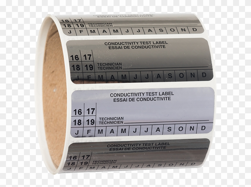 Blank Conductivity Test Label - Label Clipart #3529067