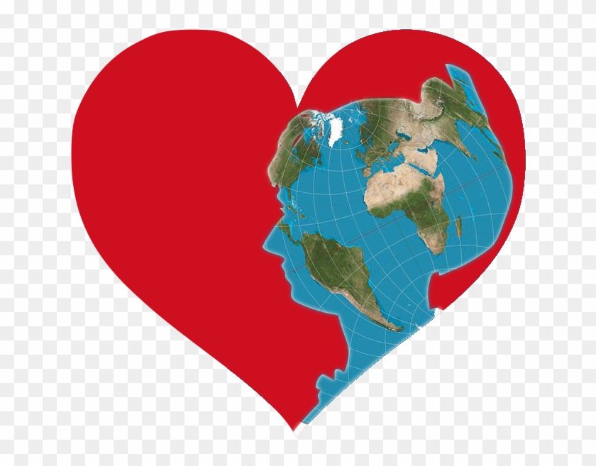 Heart World Map File Women In Red World Logo 3 Wikimedia - Projection Clipart #3529356