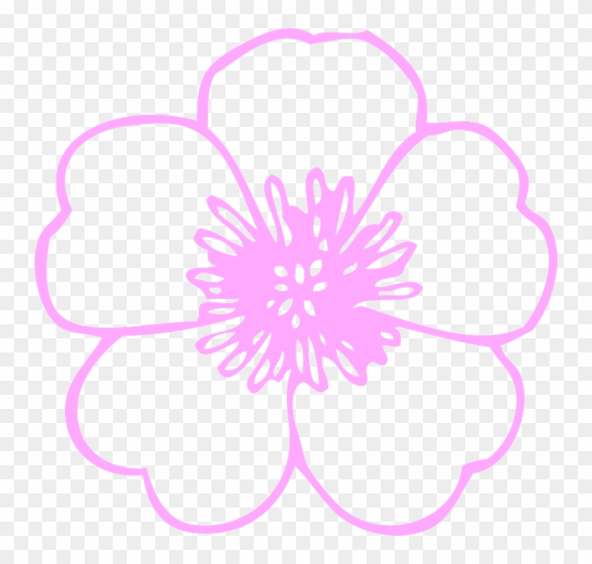 Poppy Clip Art Black And White - Png Download