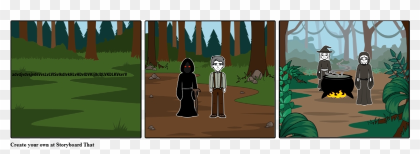 The Dark Forest - Touching Spirit Bear Clipart - Png Download #3529834