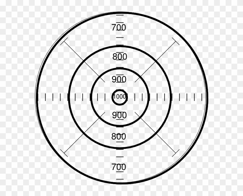 Bullseye Clipart Printable - Blast Radius - Png Download
