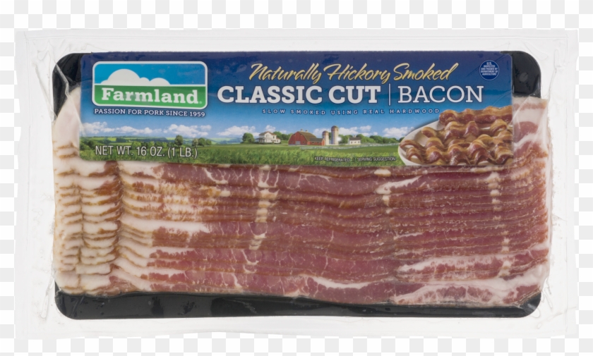 Farmland Classic Cut Naturally Hickory Smoked Bacon, - Pastrami Clipart