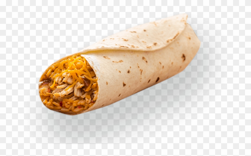Shredded Chicken Burrito - Chicken Burritos Png Clipart
