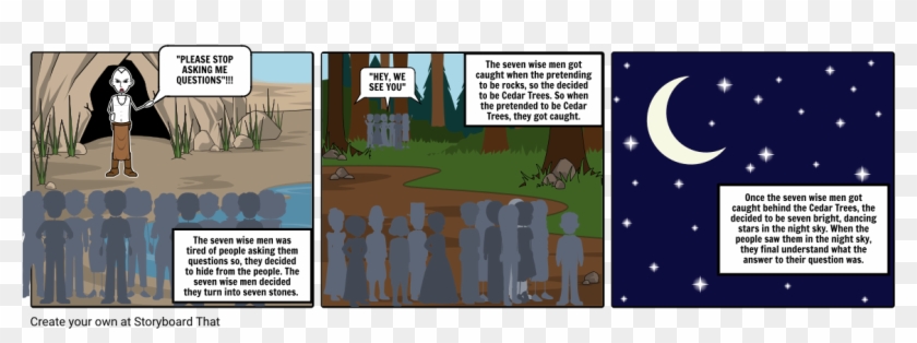 The Seven Wise Men - Cartoon Clipart #3531365