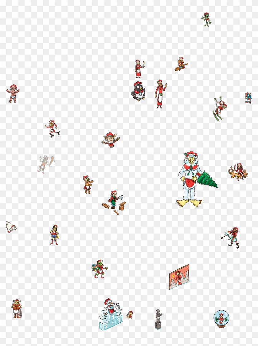 Ready To Try The Search For Santa - Cartoon Clipart #3531556